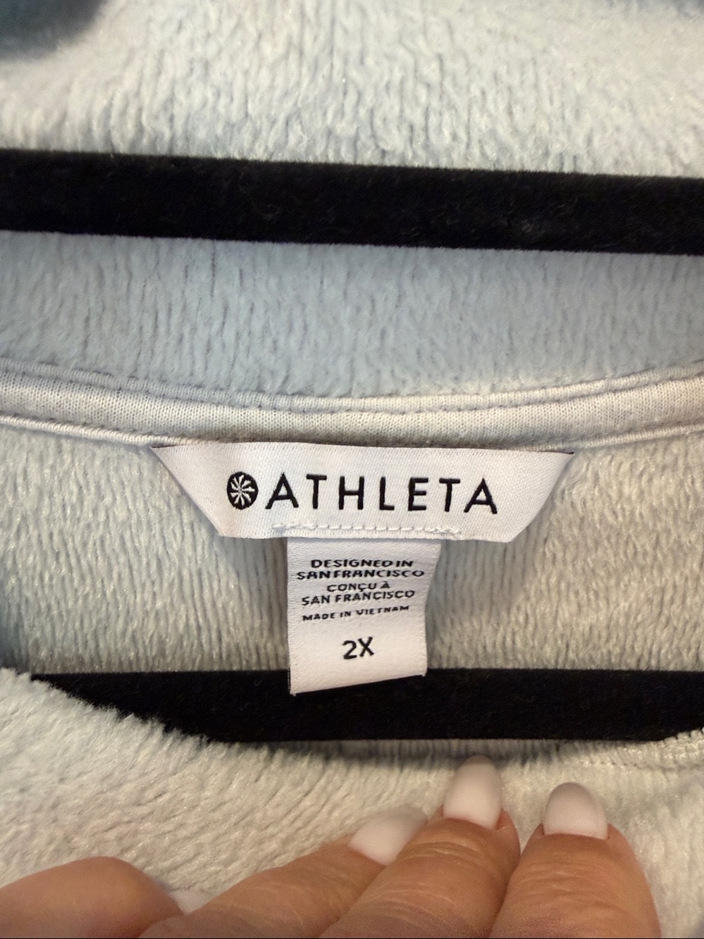 Athleta Cozy Karma II Twist Neck Swaetshirt Size 2X Heather Gray - Picture 6 of 6